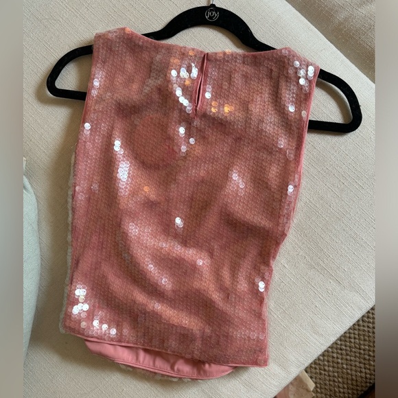 Staud Eton Sequin Top in Pink - Picture 3 of 4